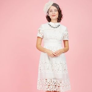 ModCloth Cordially Delighted Lace Dress in 1X